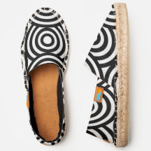 zwart-wit retro cirkelpatroon