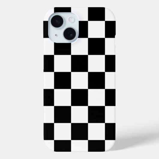 Zwart-wit Retro-controle Case-Mate iPhone Case (Achterkant)