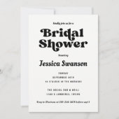 zwart-wit Retro Kaart (Voorkant)