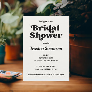  zwart-wit Retro Kaart