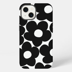 Zwart & Wit Retro Madeliefjes #1 #decoratie #kunst iPhone 13 Hoesje