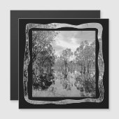Zwart Wit River Murray Fotografie Reflecties, (Voorkant / Achterkant)