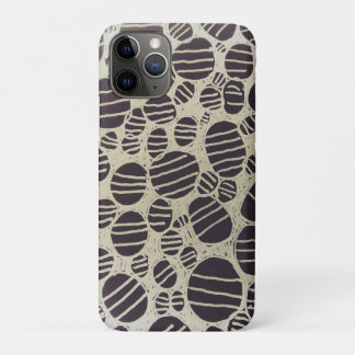Zwart-wit, rond abstract design Case-Mate iPhone case