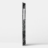Zwart Wit: Ronde vormen naadloos. Case-Mate iPhone Case (Achterkant / Links)