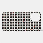 Zwart wit rood Abstract patroon afbeelding Case-Mate iPhone Case (Achterkant (horizontaal))
