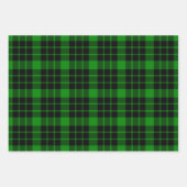 Zwart-wit, Rood en Groen Plaid Inpakpapier Vel (Voorkant 3)