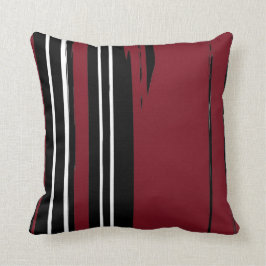 Zwart wit rood Sierkussen