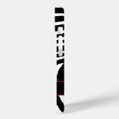 Zwart, Wit, Rood Zebra Print Case-Mate iPhone Case (Achterkant / Links)