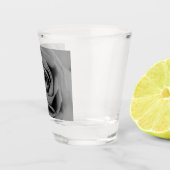 Zwart-wit roodbruin glas (Rechts)