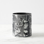  Zwart Wit Roodkapje Tekeningen Mok (Midden)