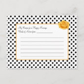 Zwart wit roos met puntborst Briefkaart met schrij (Achterkant)