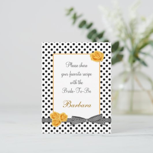 Zwart wit roos met puntborst Briefkaart met schrij (Staand voorkant)