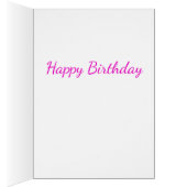  Zwart & Wit Rose Wenskaart (Binnen (Rechts))