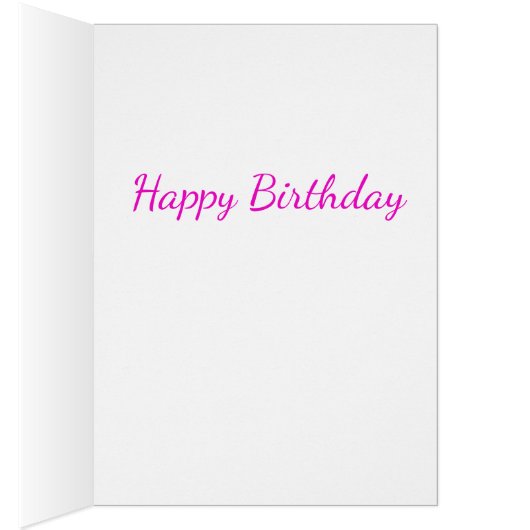  Zwart & Wit Rose Wenskaart (Binnen (Rechts))