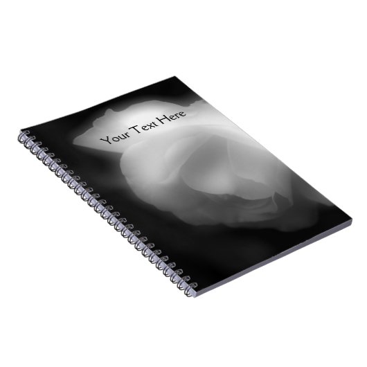 Zwart-wit roze Notitieboek (Rechterzijde)