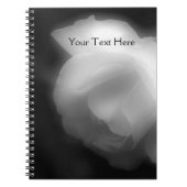 Zwart-wit roze Notitieboek (Voorkant)