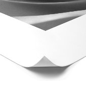 Zwart-wit roze Poster Poster Afdrukken (Hoek)