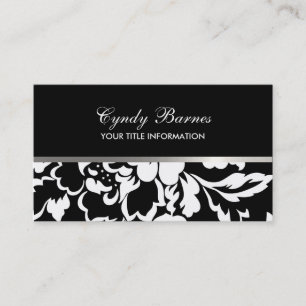 Zwart-wit roze Visitekaartje