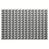Zwart-wit rozenpatroon. stof (Yard (91,4 cm))