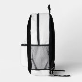 Zwart-wit rugzakken bedrukte rugzak (Rechts)