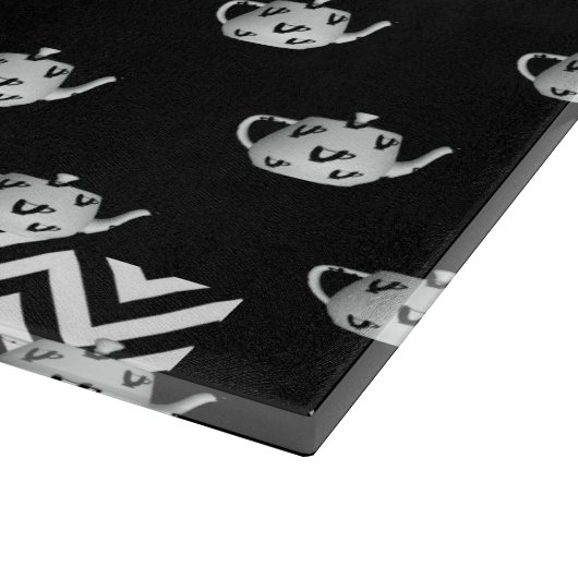 Zwart wit Ruitendopje snijvlak Snijplank (Hoek)