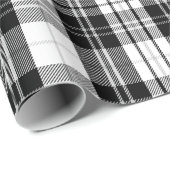 Zwart-wit ruitpatroon cadeaupapier (Rol Hoek)