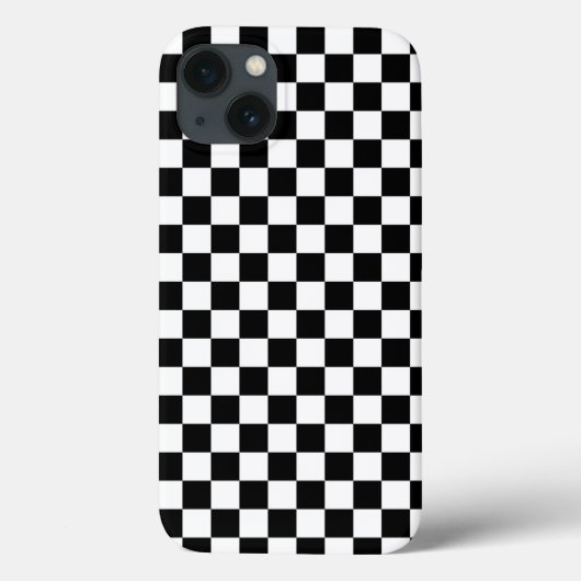Zwart-wit ruitpatroon Case-Mate iPhone case (Achterkant)