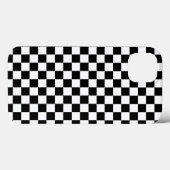 Zwart-wit ruitpatroon Case-Mate iPhone case (Achterkant (horizontaal))