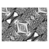 Zwart-wit Runway Mode geïnspireerd Tafelkleed (Voorkant (Horizontaal))