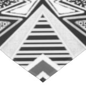 Zwart-wit Runway Mode geïnspireerd Tafelkleed (Gekanteld)