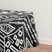 Zwart-wit Runway Mode geïnspireerd Tafelkleed (Voorbeeld)