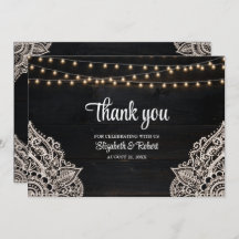 Zwart-wit rustieke elegantie bruiloft