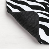 Zwart-wit Safari Theme Zebra Animal Print Muismat (Hoek)