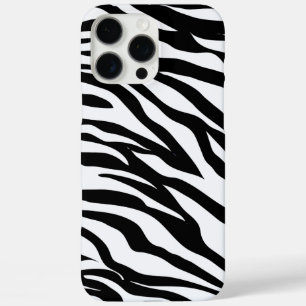 Zwart-wit Safari Zebra Animal Print iPhone 16 Pro Max Hoesje
