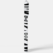 Zwart-wit Safari Zebra Animal Print Case-Mate iPhone Case (Achterkant / Rechts)