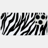 Zwart-wit Safari Zebra Animal Print Case-Mate iPhone Case (Achterkant (horizontaal))