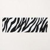 Zwart-wit Safari Zebra Animal Print Yogamat (Achterkant (horizontaal))