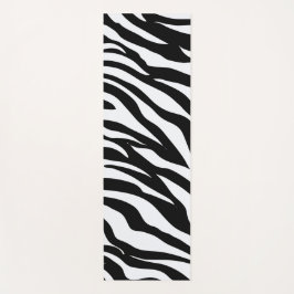 Zwart-wit Safari Zebra Animal Print Yogamat