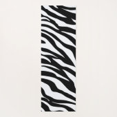Zwart-wit Safari Zebra Dierprint Yogamat (Achterkant)