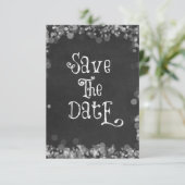  zwart-wit Save the Date (Staand voorkant)