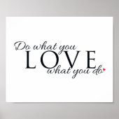 Zwart-wit Scandi typografisch Inspirerend Poster (Voorkant)