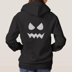 Zwart & Wit Scary Halloween Ghost Face T-shirt