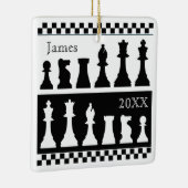 Zwart wit schaafkoppen vierkant Ornament (Rechts)