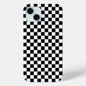 Zwart-wit schaakbordpatroon Case-Mate iPhone case (Achterkant)