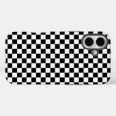 Zwart-wit schaakbordpatroon Case-Mate iPhone case (Achterkant (horizontaal))
