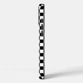 Zwart-wit schaakbordpatroon Case-Mate iPhone case (Achterkant / Links)
