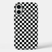 Zwart-wit schaakbordpatroon Case-Mate iPhone case (Achterkant)