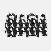 Zwart-wit Schaduw vis haai walvis patroon Bedankdoosjes (Uitgevouwen)