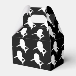 Zwart-wit Schaduw vis haai walvis patroon Bedankdoosjes