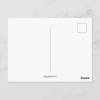 zwart-wit schets van bergen briefkaart